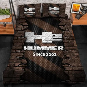Hummer H2 Bedding Set, Gift For Hummer H2 Lovers CAR156031325386 - Brown