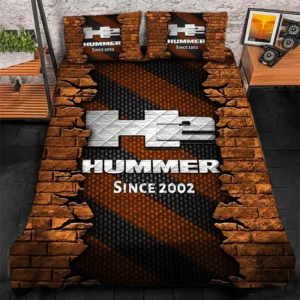 Hummer H2 Bedding Set, Gift For Hummer H2 Lovers CAR156031325386 - Orange