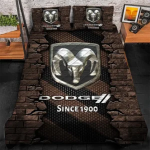 Dodge Bedding Set, Gift For Dodge Lovers CAR156031325388 - Brown