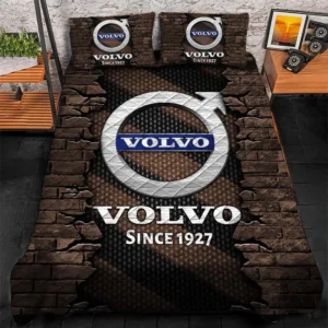 Volvo Bedding Set, Gift For Volvo Lovers CAR156031325389 - Brown