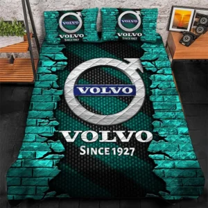 Volvo Bedding Set, Gift For Volvo Lovers CAR156031325389 - Cyan