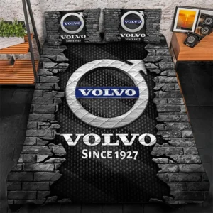 Volvo Bedding Set, Gift For Volvo Lovers CAR156031325389 - Gray
