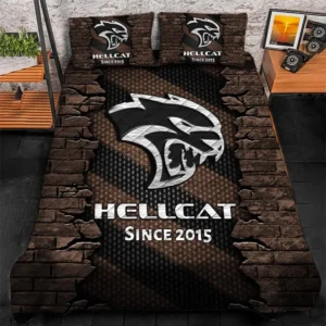 Hellcat Bedding Set, Gift For Hellcat Lovers CAR156031325393 - Brown