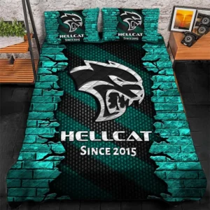 Hellcat Bedding Set, Gift For Hellcat Lovers CAR156031325393 - Cyan