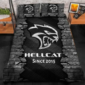 Hellcat Bedding Set, Gift For Hellcat Lovers CAR156031325393 - Gray