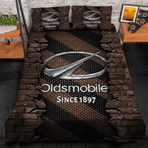 Oldsmobile Bedding Set, Gift For Oldsmobile Lovers CAR156031325396 - Brown