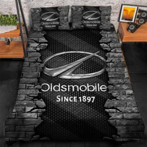 Oldsmobile Bedding Set, Gift For Oldsmobile Lovers CAR156031325396 - Gray