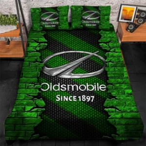 Oldsmobile Bedding Set, Gift For Oldsmobile Lovers CAR156031325396 - Green