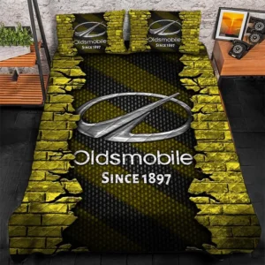 Oldsmobile Bedding Set, Gift For Oldsmobile Lovers CAR156031325396 - Yellow