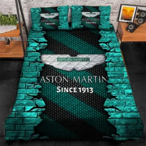 Aston Martin Bedding Set, Gift For Aston Martin Lovers CAR156031325405 - Cyan