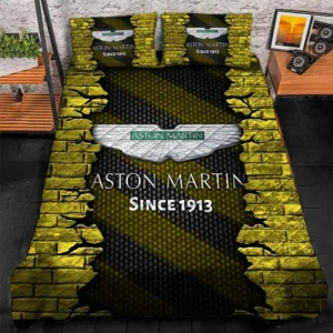 Aston Martin Bedding Set, Gift For Aston Martin Lovers CAR156031325405 - Yellow