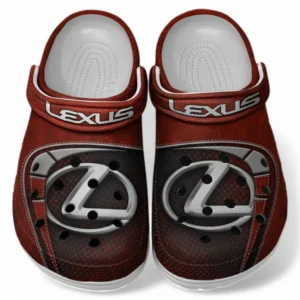 Lexus Crocs Sandals For Men Women, Gift For Lexus Fan CAR177031425576 - Red
