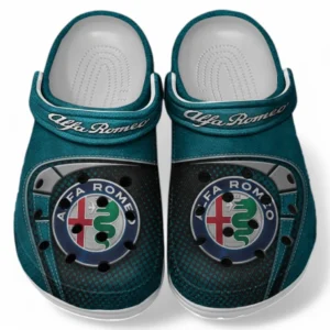Alfa Romeo Crocs Sandals For Men Women, Gift For Alfa Romeo Fan CAR177031425586 - Cyan