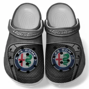 Alfa Romeo Crocs Sandals For Men Women, Gift For Alfa Romeo Fan CAR177031425586 - Gray