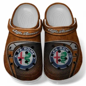 Alfa Romeo Crocs Sandals For Men Women, Gift For Alfa Romeo Fan CAR177031425586 - Orange