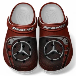 AMG Crocs Sandals For Men Women, Gift For AMG Fan CAR177031425587 - Red