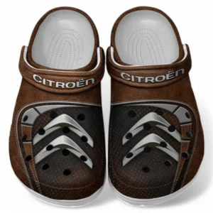 Citroen Crocs Sandals For Men Women, Gift For Citroen Fan CAR177031425590 - Brown