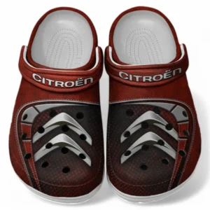 Citroen Crocs Sandals For Men Women, Gift For Citroen Fan CAR177031425590 - Red