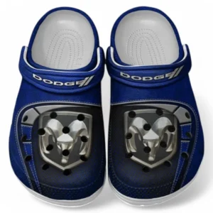 Dodge Crocs Sandals For Men Women, Gift For Dodge Fan CAR177031425591 - Blue