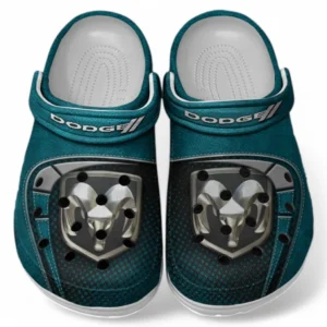 Dodge Crocs Sandals For Men Women, Gift For Dodge Fan CAR177031425591 - Cyan