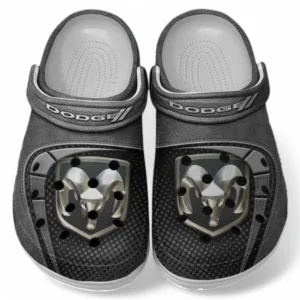 Dodge Crocs Sandals For Men Women, Gift For Dodge Fan CAR177031425591 - Gray