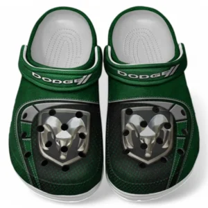 Dodge Crocs Sandals For Men Women, Gift For Dodge Fan CAR177031425591 - Green
