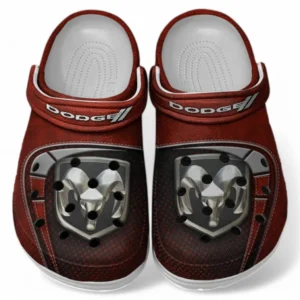 Dodge Crocs Sandals For Men Women, Gift For Dodge Fan CAR177031425591 - Red