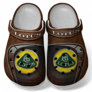 Lotus Car Crocs Sandals For Men Women, Gift For Lotus Car Fan CAR177031425592 - Brown