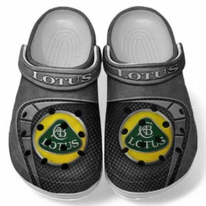 Lotus Car Crocs Sandals For Men Women, Gift For Lotus Car Fan CAR177031425592 - Gray