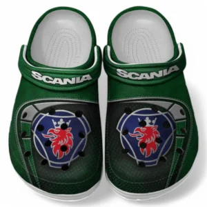 Scania Crocs Sandals For Men Women, Gift For Scania Fan CAR177031425593 - Green
