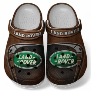 Land-Rover Crocs Sandals For Men Women, Gift For Land-Rover Fan CAR177031425594 - Brown