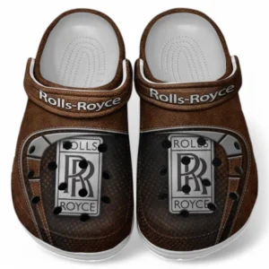 Rolls Royce Crocs Sandals For Men Women, Gift For Rolls Royce Fan CAR177031425598 - Brown