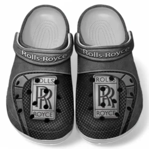 Rolls Royce Crocs Sandals For Men Women, Gift For Rolls Royce Fan CAR177031425598 - Gray