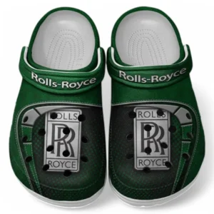 Rolls Royce Crocs Sandals For Men Women, Gift For Rolls Royce Fan CAR177031425598 - Green