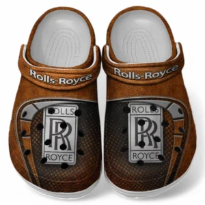 Rolls Royce Crocs Sandals For Men Women, Gift For Rolls Royce Fan CAR177031425598 - Orange