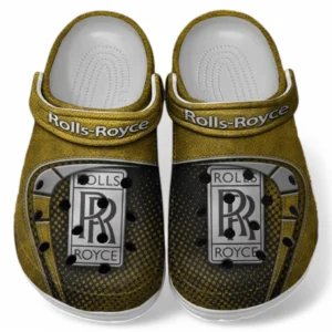 Rolls Royce Crocs Sandals For Men Women, Gift For Rolls Royce Fan CAR177031425598 - Yellow