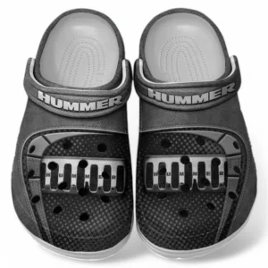 Hummer Crocs Sandals For Men Women, Gift For Hummer Fan CAR177031425600 - Gray