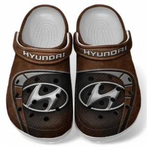Hyundai Crocs Sandals For Men Women, Gift For Hyundai Fan CAR177031425601 - Brown