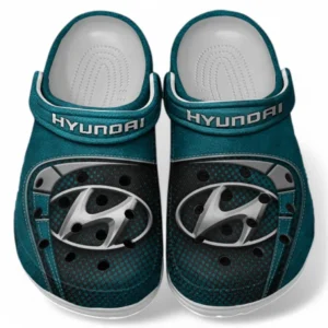 Hyundai Crocs Sandals For Men Women, Gift For Hyundai Fan CAR177031425601 - Cyan