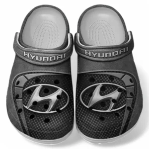 Hyundai Crocs Sandals For Men Women, Gift For Hyundai Fan CAR177031425601 - Gray