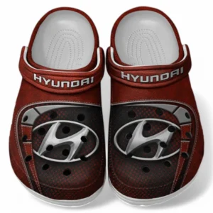 Hyundai Crocs Sandals For Men Women, Gift For Hyundai Fan CAR177031425601 - Red