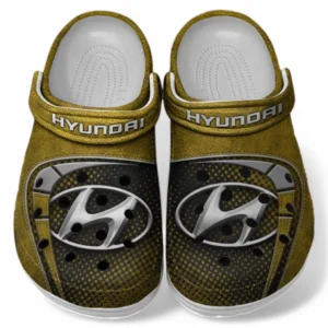 Hyundai Crocs Sandals For Men Women, Gift For Hyundai Fan CAR177031425601 - Yellow