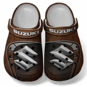 Suzuki Crocs Sandals For Men Women, Gift For Suzuki Fan CAR177031425614 - Brown