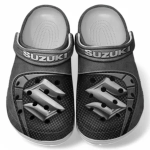 Suzuki Crocs Sandals For Men Women, Gift For Suzuki Fan CAR177031425614 - Gray