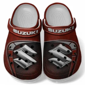 Suzuki Crocs Sandals For Men Women, Gift For Suzuki Fan CAR177031425614 - Red