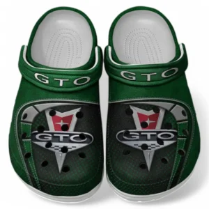 Pontiac GTO Crocs Sandals For Men Women, Gift For Pontiac GTO Fan CAR177031425615 - Green