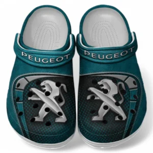 Peugeot Crocs Sandals For Men Women, Gift For Peugeot Fan CAR177031425620 - Cyan