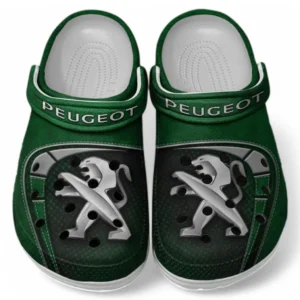 Peugeot Crocs Sandals For Men Women, Gift For Peugeot Fan CAR177031425620 - Green