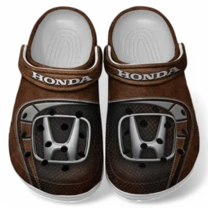 Honda Crocs Sandals For Men Women, Gift For Honda Fan CAR177031425621 - Brown