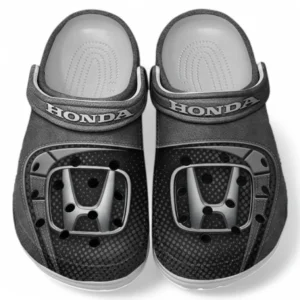 Honda Crocs Sandals For Men Women, Gift For Honda Fan CAR177031425621 - Gray